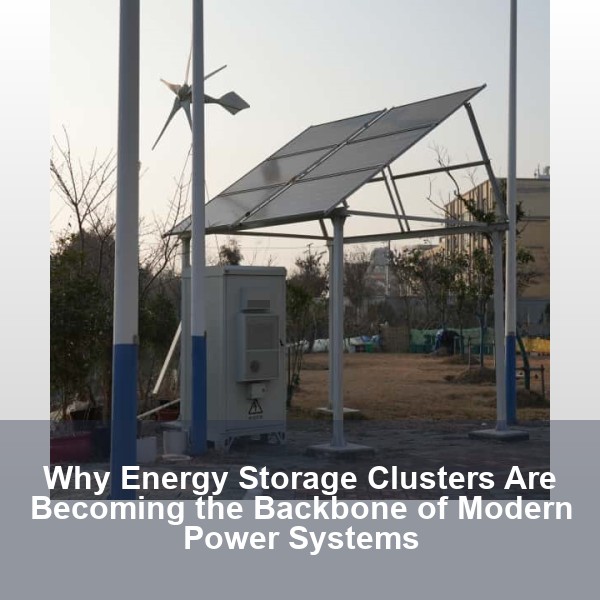 Why Energy Storage Clusters Are Becoming the Backbone of Modern Power Systems
